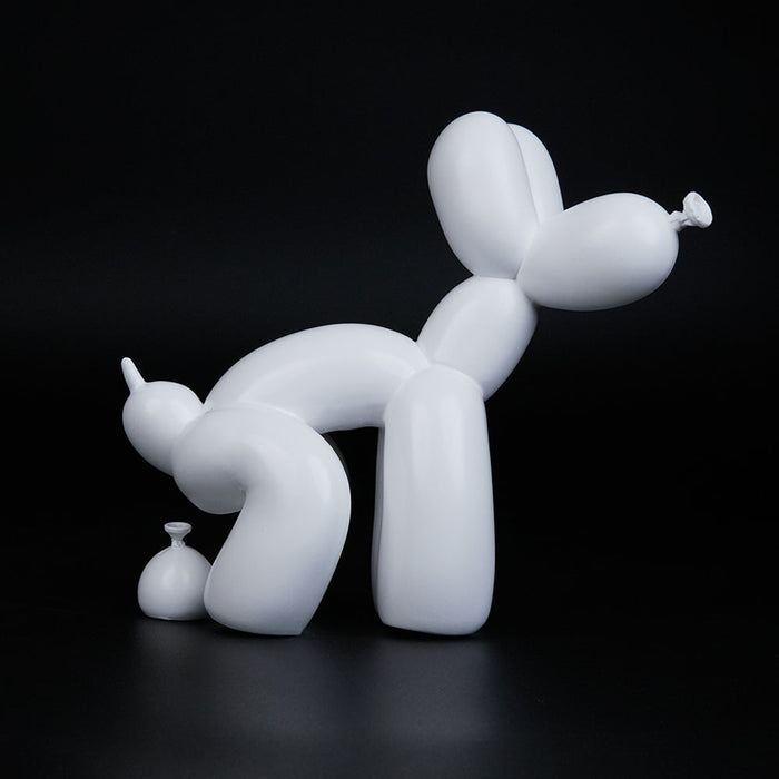 Poo Balloon Dog Statue
