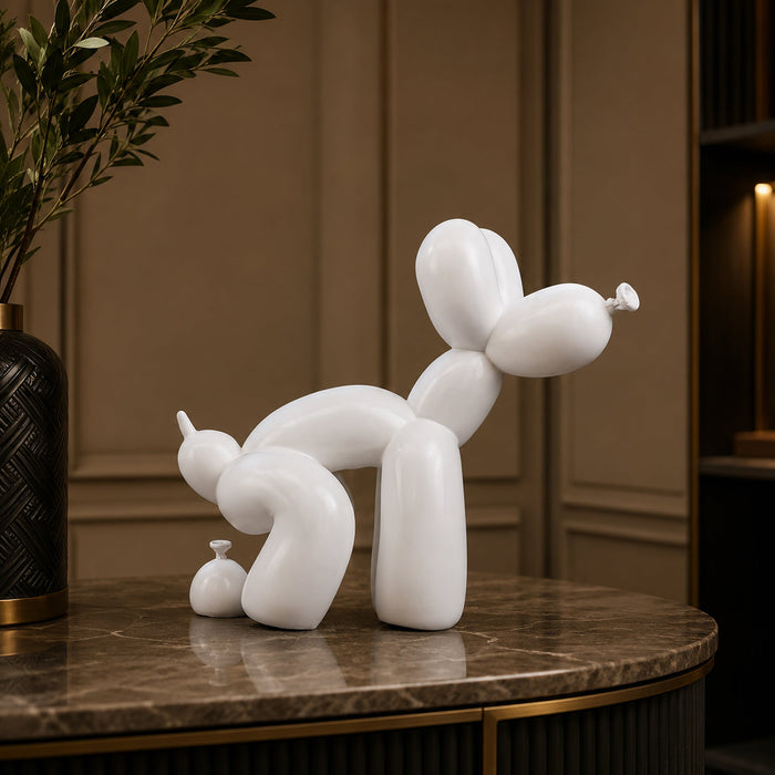 Poo Balloon Dog Statue