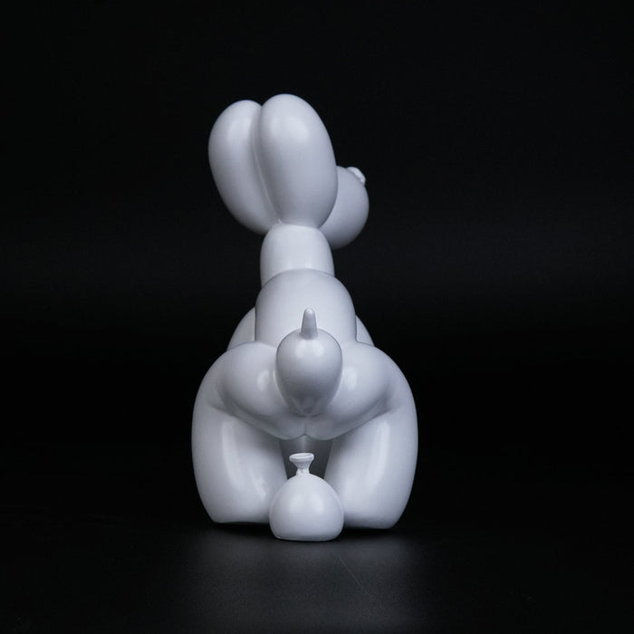 Poo Balloon Dog Statue