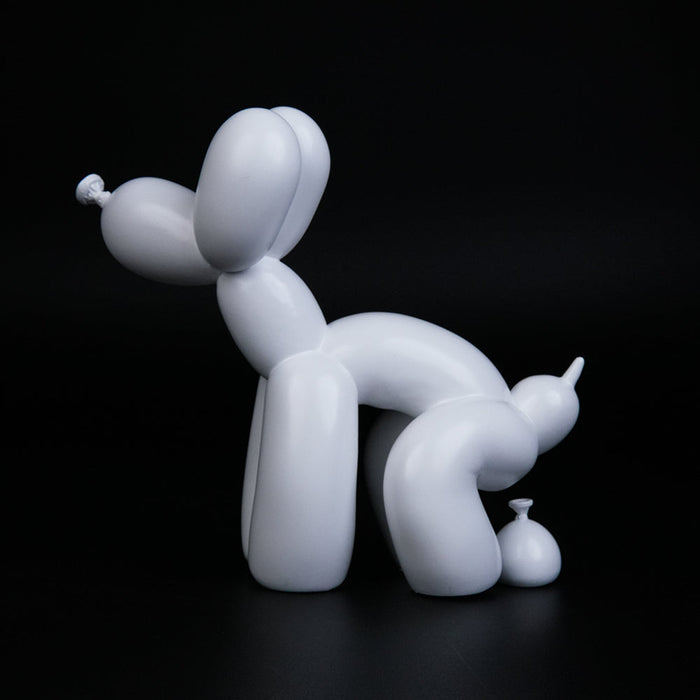 Poo Balloon Dog Statue