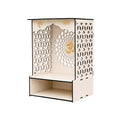 Premium Wooden Home Temple for Pooja Room | Decorative Wooden Mandir for Home | White Finish | Venlay Wood