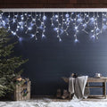 Pro Connect 6m 300 White Connectable Icicle Lights White Cable