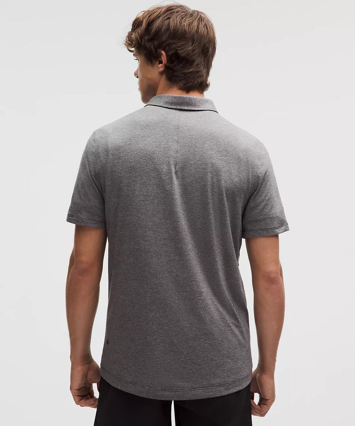 Psi Upsilon lululemon Evolution Short-Sleeve Polo - Heathered Black