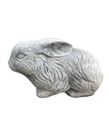 22nice4me Garden Statues hand-painted concrete rabbit ornament with a textured matte finish for indoor or outdoor decor.