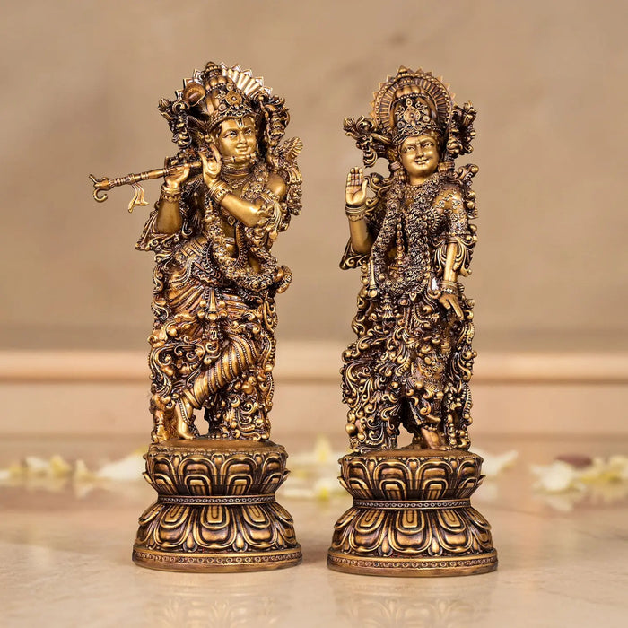 Radha Krishna Idol with Gift Box