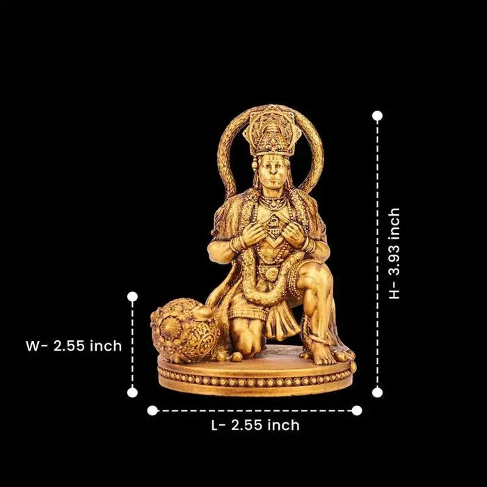 Ram Bhakt Hanuman Car Dashboard