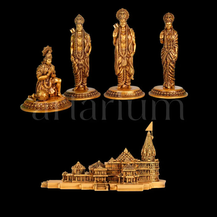 Ram Darbar & Ayodhya Ram Mandir Murti Set
