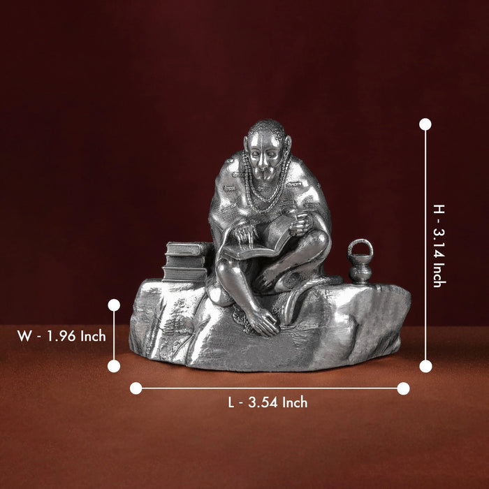 Ramayani Hanuman Ji 25 - 30 Gm Pure Silver theartarium