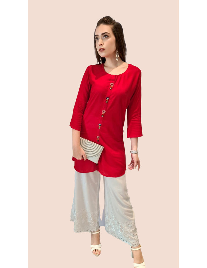 Red Short Kurti