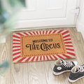 Red Welcome to the Circus Doormat
