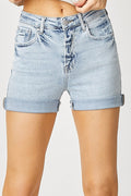 Renee High Rise Roll Up Shorts