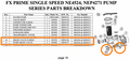Replacement Part 2 (TWO) NEP4136 Pump Drain Valve and 2 (TWO) NEP4137 O-Ring