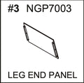 Replacement Part NGP7003 Leg End Panel