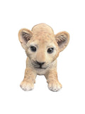 22nice4me Garden Statues hand-painted resin lion cub figurine with detailed fur texture for indoor or outdoor decor