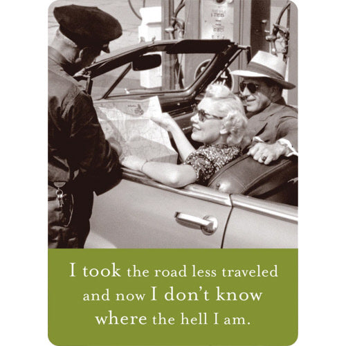 ROAD LESS TRAVELED MAGNET
