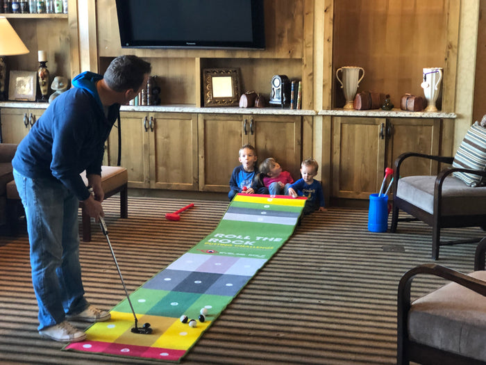 Roll the Rock Putting Challenge Mat (10'x2') - OPEN BOX/DEMO UNITS