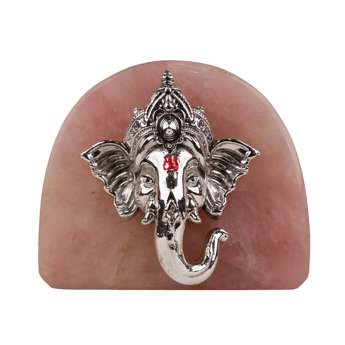 Vakratunda: Ganesha Silver-Plated Idol