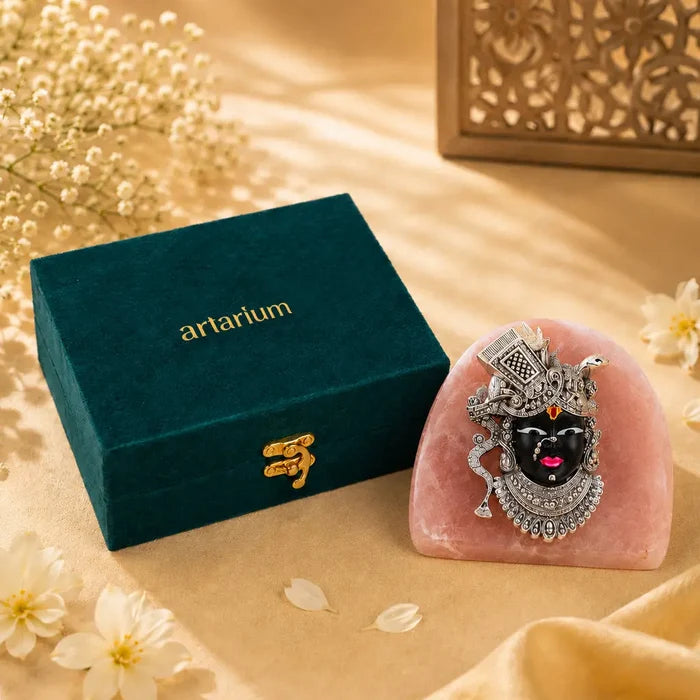Shrinathji Silver-Plated Idol