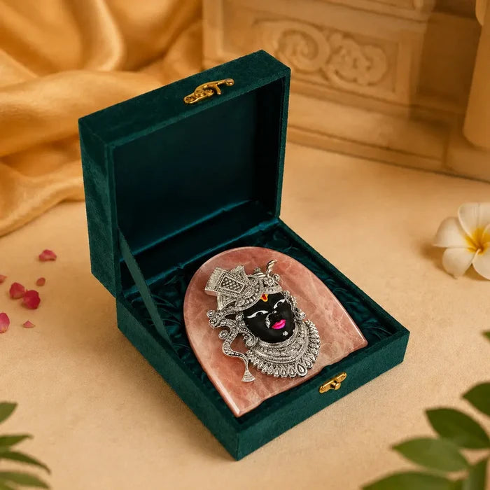 Shrinathji Silver-Plated Idol