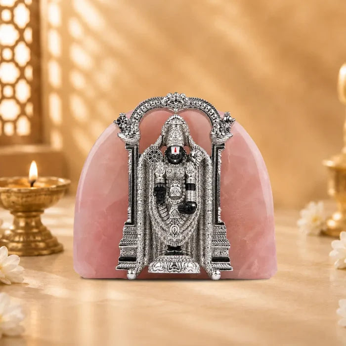 Tirupati Balaji Silver-Plated Idol