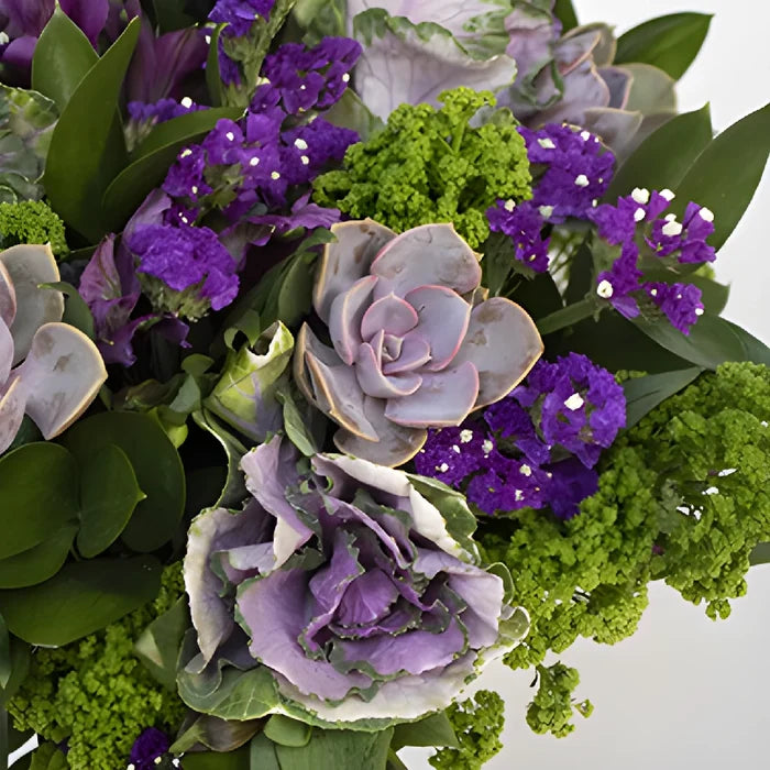 Royal Purple Flower Centerpieces