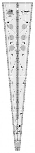 Ruler  Creative Grids 10 Degree Wedge Ruler