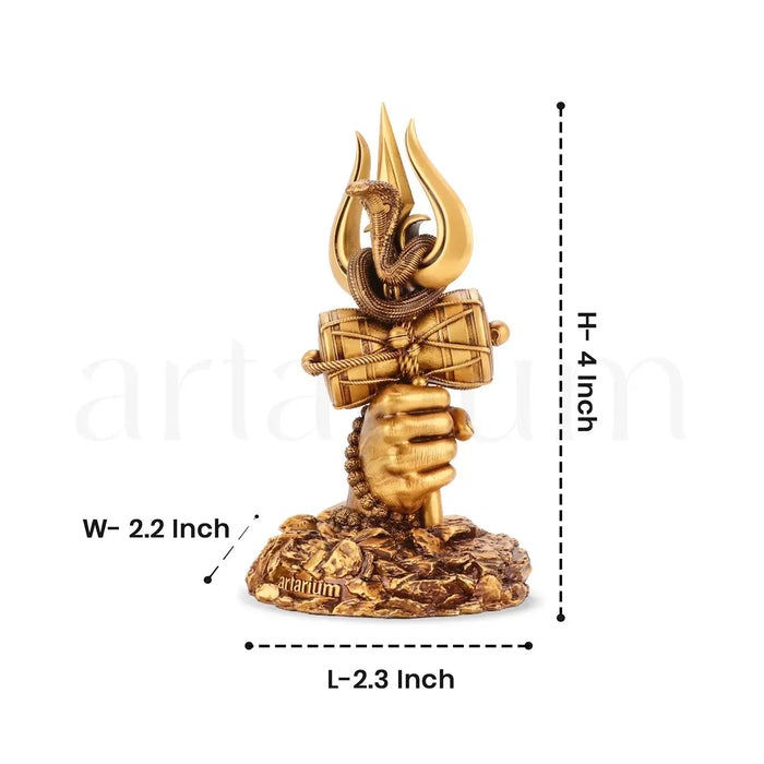 Shiv Trishul Car Dashboard Idol