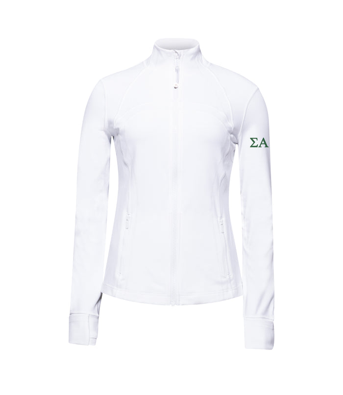 Sigma Alpha lululemon Define Jacket - White