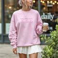 Sigma Sigma Sigma Outline Monochromatic Crewneck