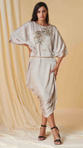 Silver Drape Silhouette