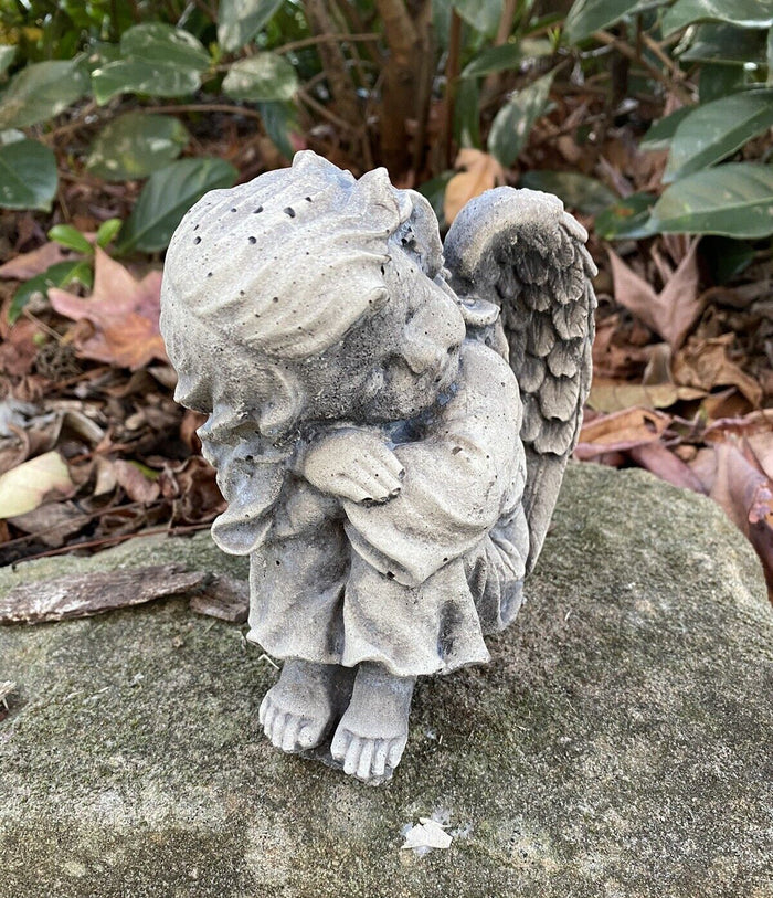 Sleeping Angel Memorial Cemetery Statue Ornament Concrete Garden Australian Made