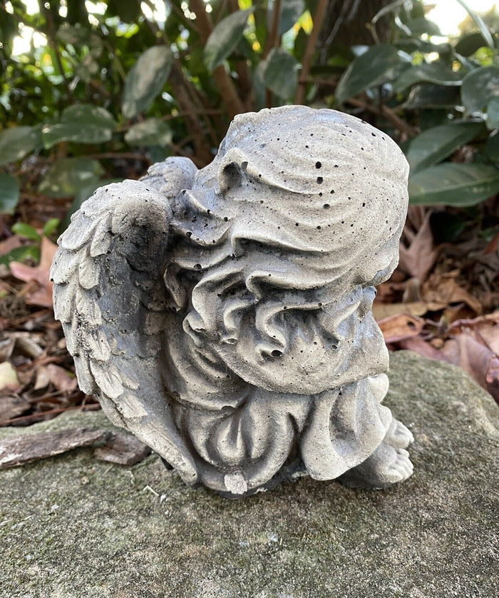 Sleeping Angel Memorial Cemetery Statue Ornament Concrete Garden Australian Made