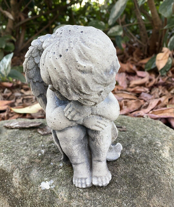 Sleeping Angel Memorial Cemetery Statue Ornament Concrete Garden Australian Made