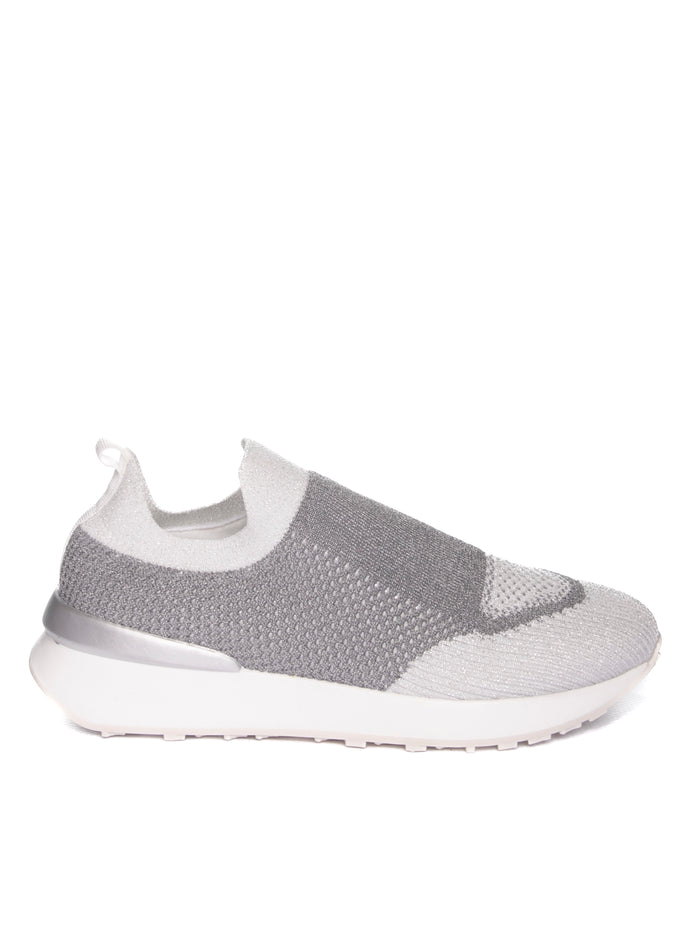 UMA PARKER NEW YORK Sneaker mesh argento 020124 TESS-SILVER