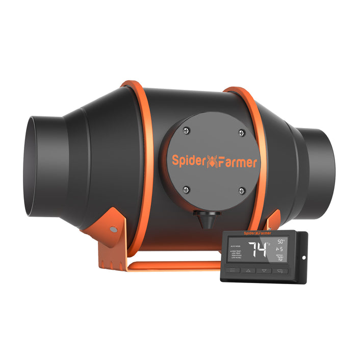 Spider Farmer 4" Inline Duct Fan with Smart Controller