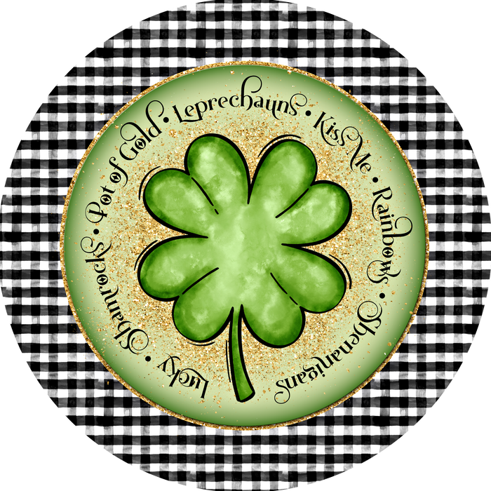 St Patrick's Day Design, Wreath Attachment, Wreath Center