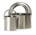 STAINLESS STEEL BISCUIT CUTTERS, SET OF 4