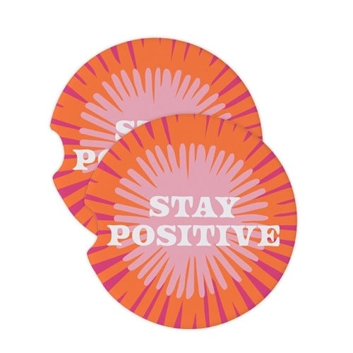 STAY POSITIVE CAR COASTER