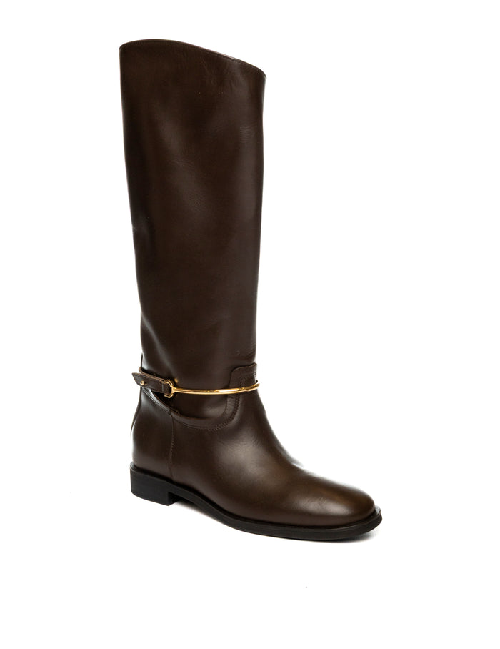 THE ICONA Stivale pelle moro EMMA65 VIT-MORO