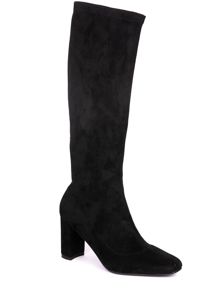 UMA PARKER NEW YORK Stivale stretch nero 200222 SUEDE-BLACK