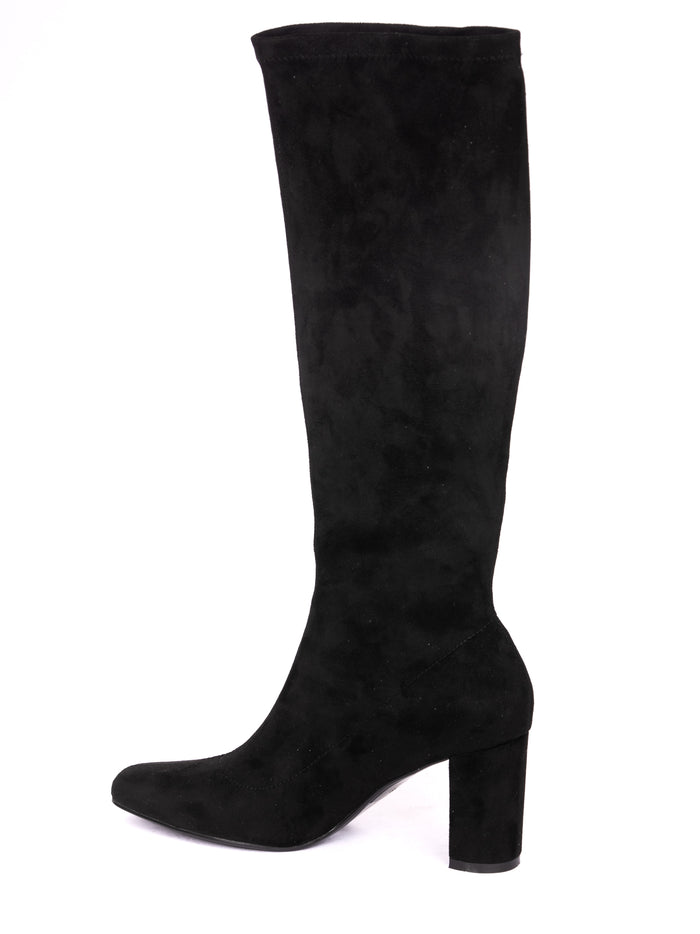UMA PARKER NEW YORK Stivale stretch nero 200222 SUEDE-BLACK