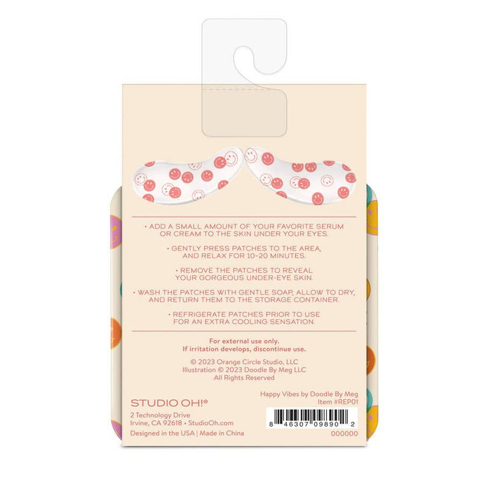 Studio Oh! Happy Vibes Reusable Under-Eye Patches