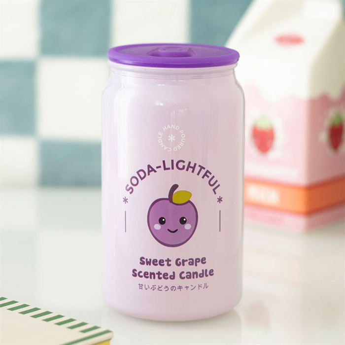 Sweet Grape Soda Can Candle