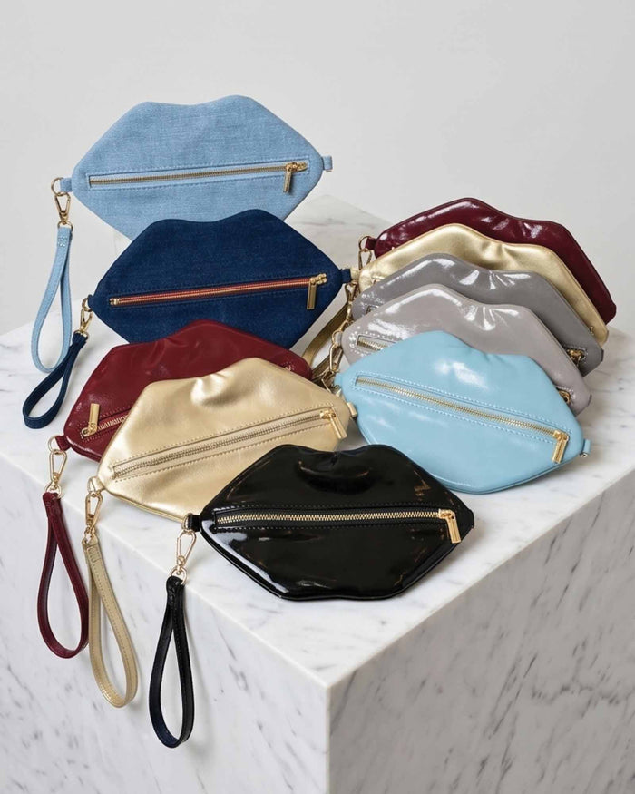 The Blake — Nude Lip Pouch by David Stesner ArtHouse — nude gold beauty, styled view