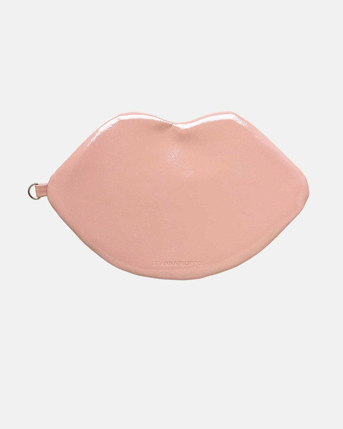 The Blake — Nude Lip Pouch by David Stesner ArtHouse — nude gold beauty, side angle