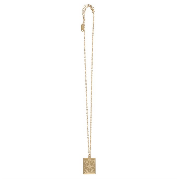 The Star Vintage Tarot Necklace on Greeting Card
