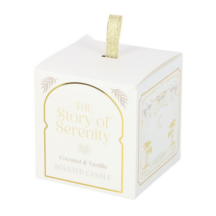 The Story of Serenity Coconut & Vanilla Candle
