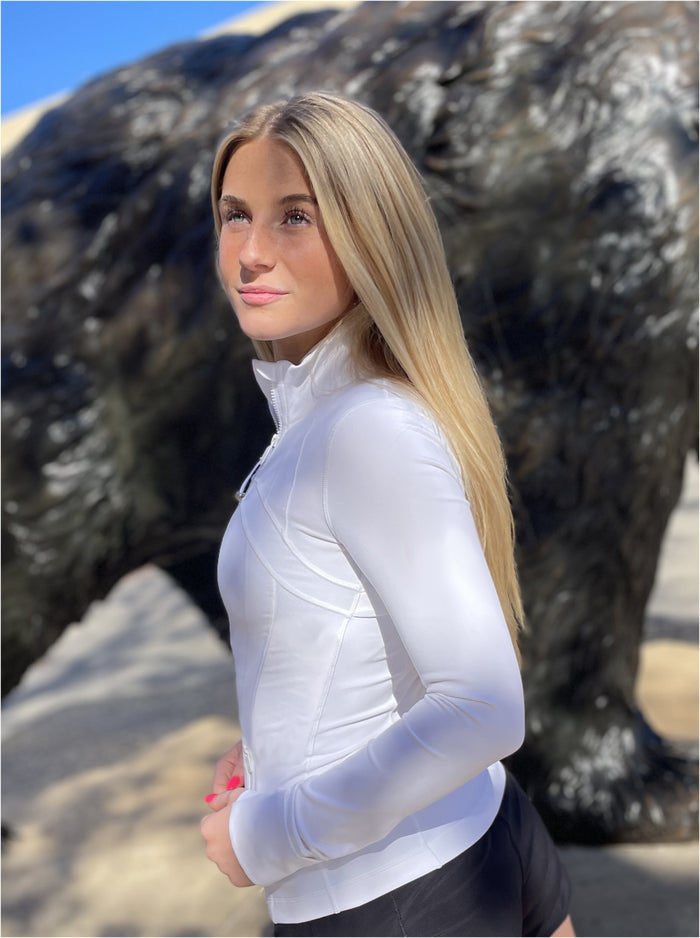 Theta Tau lululemon Define Jacket - White