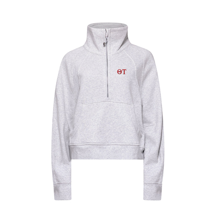Theta Tau lululemon Scuba Oversized Funnel-Neck Half Zip