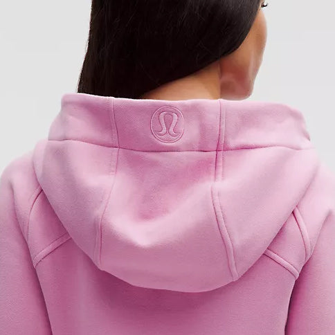 Theta Tau lululemon Scuba Oversized Half-Zip Hoodie - Pink Frosting